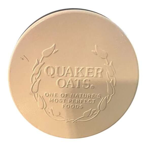 Vintage 1982 Quaker Oats Limited Edition Tin 7.5" X 4" Collectible Container - Picture 6 of 10